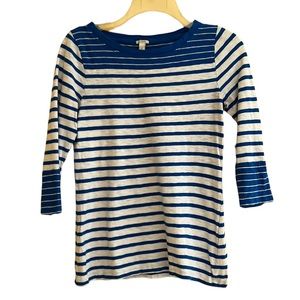 J Crew striped top size small